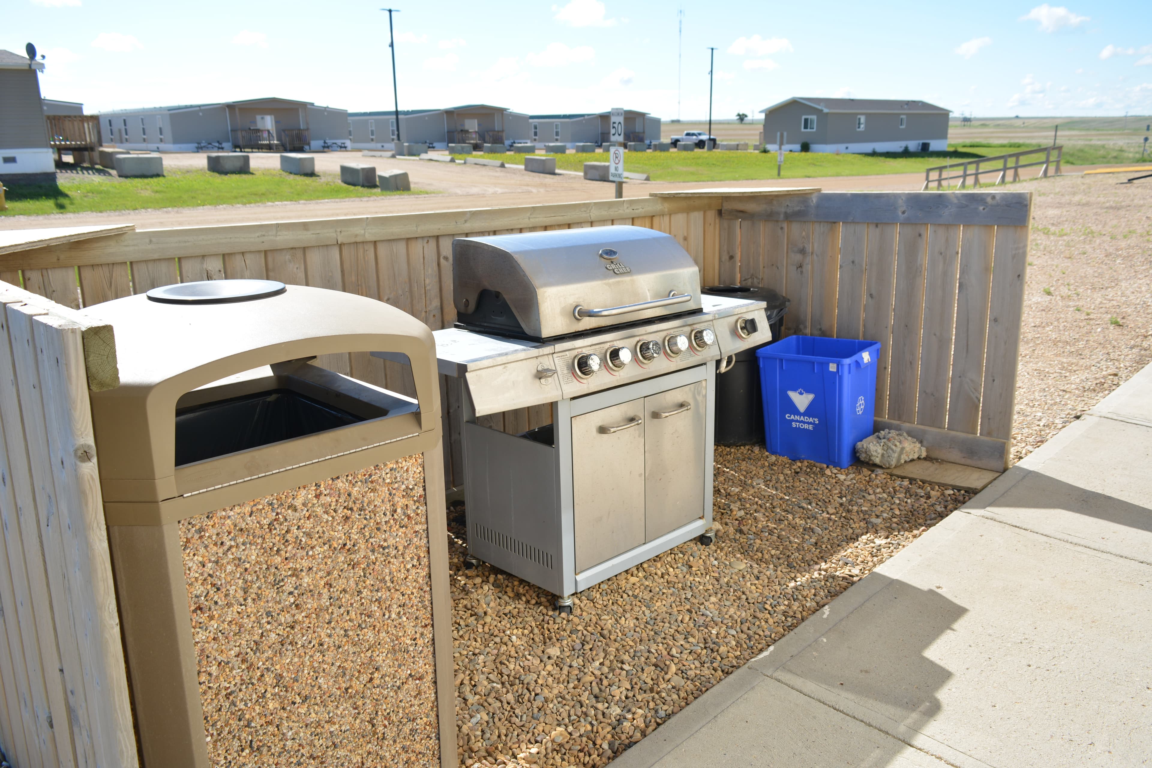 Outdoor BBQ Area